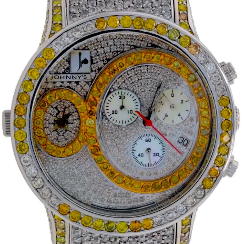 Johnny Dang KING 36.44CT Yellow&White Natural Diamond 50MM F UR ROLEX DeadRapper